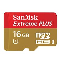 Карта памяти SanDisk Micro SDHC Extreme 533X 16GB Class 10 Переходник в комплекте (SDSDQX-016G-U46A)