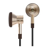 Наушники вкладыши Xiaomi 1 More Piston Earphone Super Bass Metal Золотой