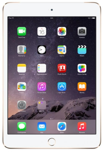Планшет Apple iPad Mini 3 Wi-Fi + Celluar 16GB Gold