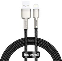 Кабель Baseus Cafule Metal Lightning 2.4A (CALJK-A01) 1 м