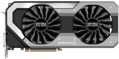 Видеокарта PALIT GeForce GTX 1070 PA-GTX1070 SUPER JETSTREAM 8G, 8Gb, GDDR5 (NE51070S15P2-1041J)