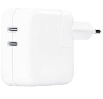 Сетевая зарядка Apple Charger Connector Travel Dual USB-C Port White (Белый)