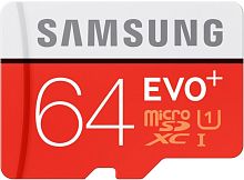  Samsung Micro SDXC Evo Plus 64GB Class 10 Переходник в комплекте