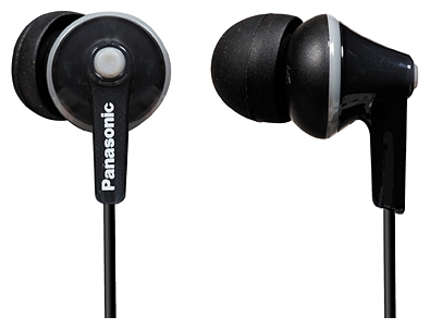 Наушники затычки Panasonic RP-HJE125E Черный