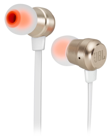 Наушники затычки JBL Tempo T280A Золотой