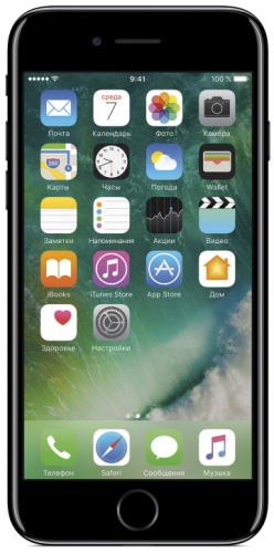 Смартфон Apple iPhone 7 32GB Jet Black (Черный Оникс)
