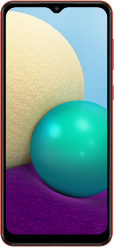 Смартфон Samsung Galaxy A02 2/32GB Red (Красный)