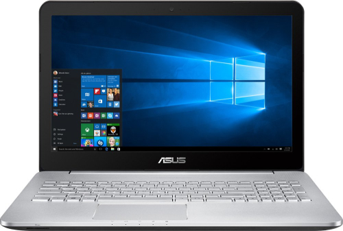 Ноутбук Asus N552VW-FY241R ( Intel Core i5 6300HQ/8Gb/1000Gb HDD/128Gb SSD/nVidia GeForce GTX 960M/15,6"/1920x1080/DVD-RW/Windows 10 Professional) Серебристый