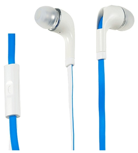 Наушники затычки Perfeo Rhythm White/Blue