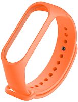 Силиконовый ремешок для Xiaomi Mi Band 3 Оранжевый