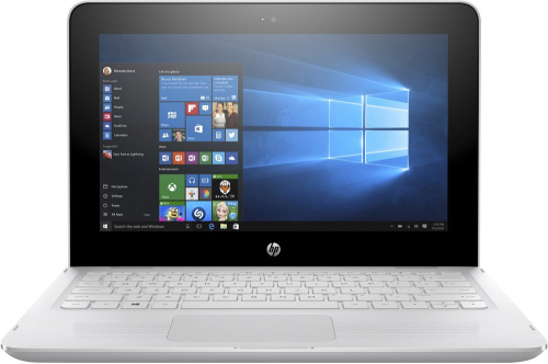 Ноутбук-трансформер HP x360 11-ab015ur ( Intel Pentium N3710/4Gb/500Gb HDD/Intel HD Graphics 405/11,6"/1366x768/Нет/Windows 10 Home)/Белый