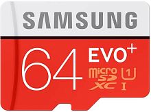 Карта памяти Samsung Micro SDXC Evo Plus 64GB Class 10 Переходник в комплекте (MB-MC64)