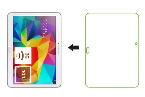 Защитная пленка Ainy для Samsung Galaxy Tab 4 10.1 Глянцевая