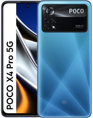Смартфон Xiaomi Poco X4 Pro 6/128GB RU Laser Blue (Лазерный синий)