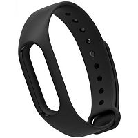Силиконовый ремешок для Xiaomi Mi Band 3 Черный