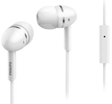 Наушники затычки Philips SHE1455 WT Белый