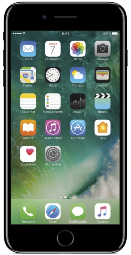 Смартфон Apple iPhone 7 Plus (Как новый) 256GB Jet Black (Черный Оникс)