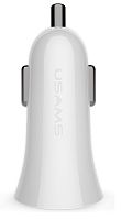 Автомобильная зарядка Usams US-CC013 White (Белый)