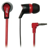 Наушники затычки Ritmix RH-013 Черный/красный