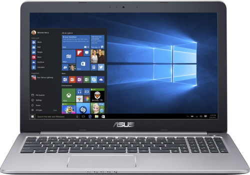Ноутбук Asus K501UQ-DM085T ( Intel Core i5 6200U/4Gb/500Gb HDD/nVidia GeForce 940MX/15,6"/1920x1080/Нет/Windows 10) Серый
