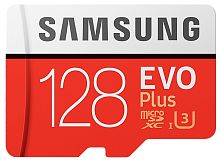 Карта памяти Samsung Micro SDXC Evo Plus 128GB Class 10 Переходник в комплекте (MB-MC128D)