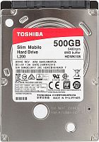 Жесткий диск Toshiba L200 HDWK105EZSTA, 500Gb, 2.5", SATA III, HDD (HDWK105EZSTA)