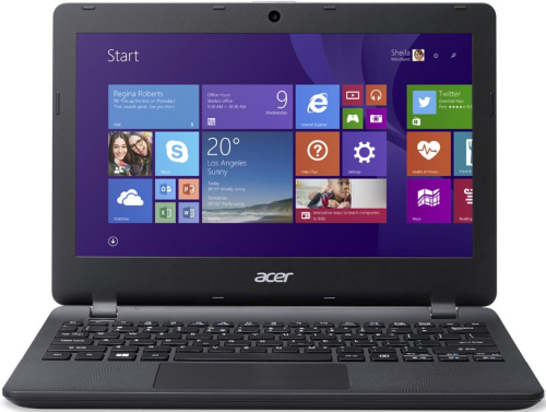 Ноутбук Acer Aspire ES1-131-C9H8 ( Intel Celeron N3050/2Gb/500Gb HDD/Intel HD Graphics/11,6"/1366x768/Нет/Windows 10 Home) Черный