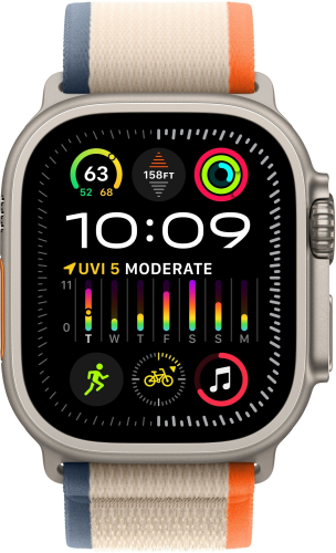 Умные часы Apple Watch Ultra 2 49 мм Titanium Case GPS, Orange Beige Trail Loop