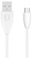 Кабель Micro USB Baseus CAMMY-02 Usb Cable to microUSB Small Pretty Waist 1м White (Белый) Круглый