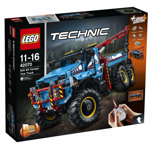 Электромеханический конструктор LEGO Technic 42070 Эвакуатор-внедорожник 6х6