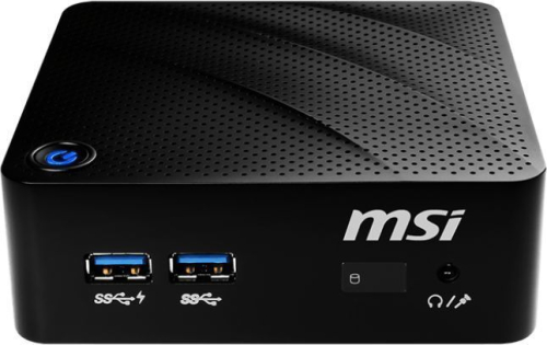 Неттоп MSI Cubi N 8GL-033XRU (Intel Pentium Silver N5000/DDR4 4Gb/256Gb SSD/Intel UHD Graphics 605/Без OS) Черный (9s6-b17111-033)
