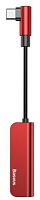 Аудио-адаптер Baseus CATL53-91 Type-C Male to C 3.5mm Female Adapter L53 Black/Red (Черный/Красный)