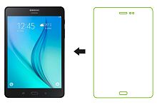 Защитная пленка Ainy для Samsung Galaxy Tab A 8.0 Глянцевая