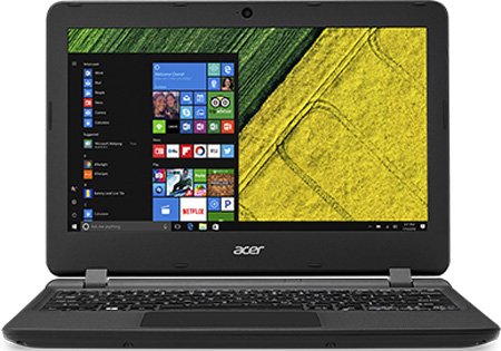 Ноутбук Acer Aspire ES1-132-C3Y5 ( Intel Celeron N3450/4Gb/500Gb HDD/Intel HD Graphics 500/11,6"/1366x768/Нет/Windows 10) Черный