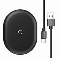 Беспроводное зарядное устройство Baseus Cobble Wireless Charger 15W (WXYS-01) Black (Черный)