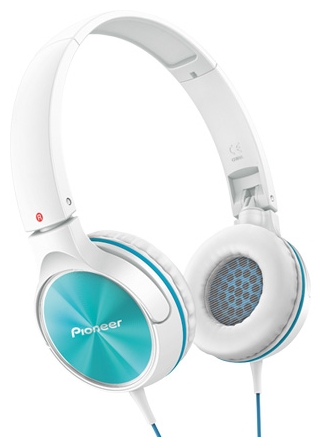 Накладные наушники Pioneer SE-MJ522 White/Aqua