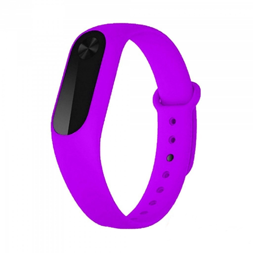 Силиконовый ремешок для Xiaomi Mi Band 3 Фиолетовый