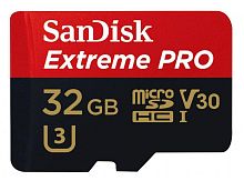  SanDisk Micro SDHC 32GB Class 10 Переходник в комплекте (SDSQXCG-032G-GN6MA)