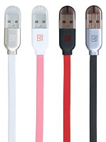 Кабель USB Remax 1м RC-025t (Различные цвета) Плоский 2в1
