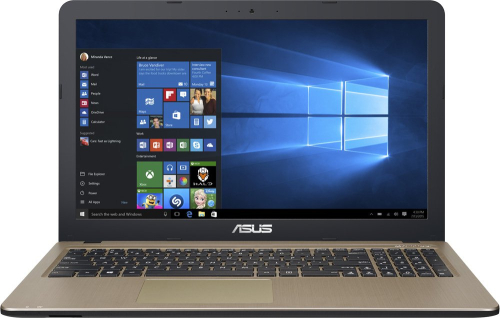 Ноутбук Asus VivoBook X540YA-DM686T ( AMD E1 6010/4Gb/128Gb SSD/AMD Radeon R2/15,6"/1920x1080/Нет/Windows 10) Черный
