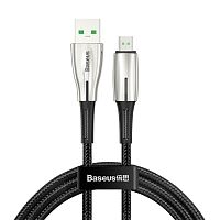 Кабель Micro USB Baseus CAMRD-A01 Waterdrop Cable USB For Micro 4A 0,5м Black (Черный)