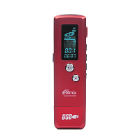 Диктофон Ritmix RR-660 4Gb Красный