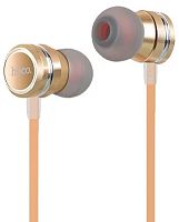 Наушники затычки Hoco M16 Gold (Золотистый)