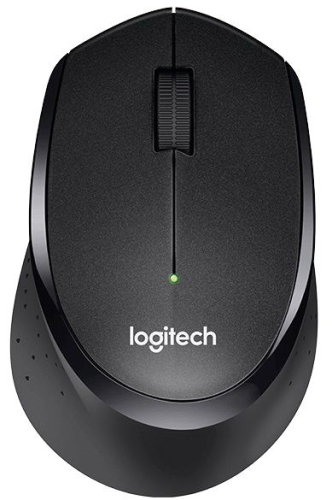 Компьютерная мышь LOGITECH B330 Silent Plus оптическая беспроводная USB, черный [910-004913]