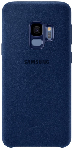 Силиконовая накладка Silicon Silky And Soft-Touch Finish для Samsung Galaxy S9 Темно-синий