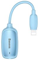 Аудио-адаптер Baseus CALL51-03 3-in-1 iP Male to Dual iP & 3.5mm Female Adapter L51 Blue (Голубой)