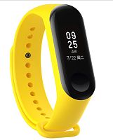 Силиконовый ремешок для Xiaomi Mi Band 3 Желтый