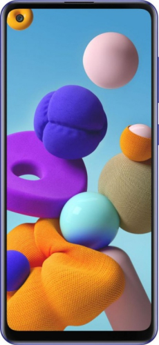 Смартфон Samsung Galaxy A21s 3/32GB Blue (Синий)