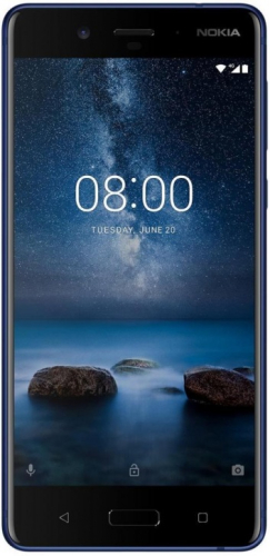 Смартфон Nokia 8 Dual Sim 64GB Закаленный синий