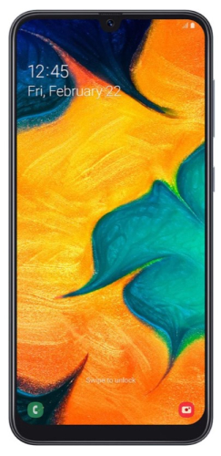 Смартфон Samsung Galaxy A30 32GB Black (Черный)